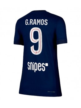 Paris Saint-Germain Goncalo Ramos #9 Replika Hemmakläder Dam 2025-26 Kortärmad